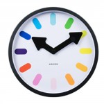 karlsson-white-pictogram-rainbow-wall-clock-30cm