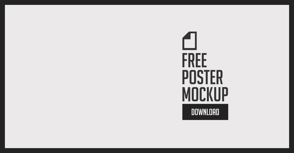 free poster mockup